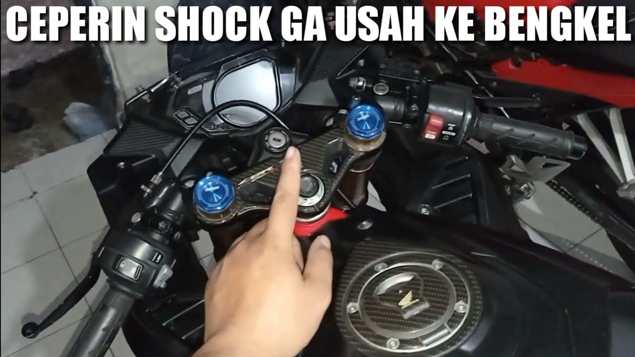 TUTORIAL MENURUNKAN SHOCK DEPAN CBR250RR BIAR MAKIN CEPER | AUTO KECE ❗❗❗
