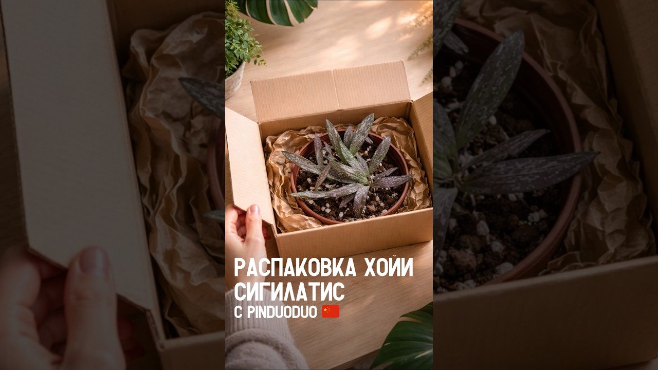 📦 Распаковка хойи Сигилатис с китайского маркетплейса Pinduoduo 🇨🇳 |#распаковка #цветыизкитая #хойя