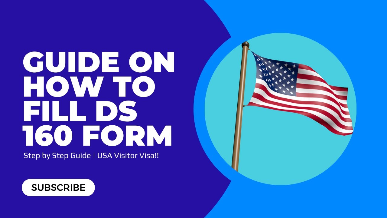 Step by Step Guide on How To Fill DS 160 Application Form for US Visitor/Tourist Visa | B1/B2 Visa!!