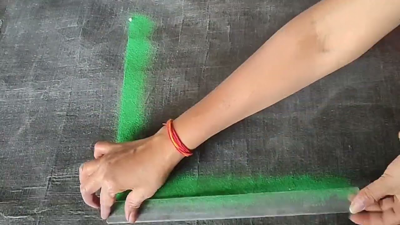 Hawaiian ke liye 5 border rangoli