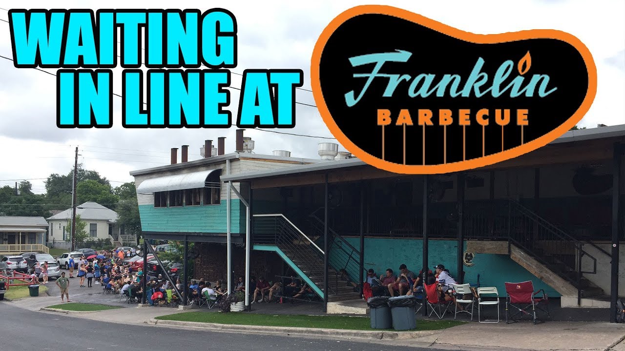 Franklin BBQ line - Austin Texas 2017  (1st in line!)
