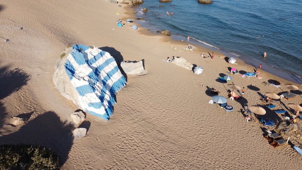 Rhodos 2025 - Tsambika Strand 2: schnorcheln, Drohne und Taverne