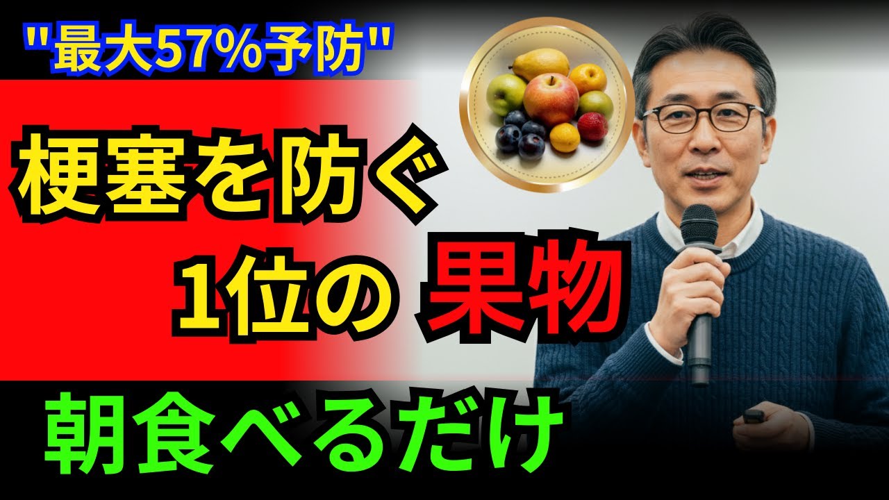 脳梗塞を予防する3つの果物🍇 血管の詰まりを解決する驚くべき方法医師たちが隠す真実