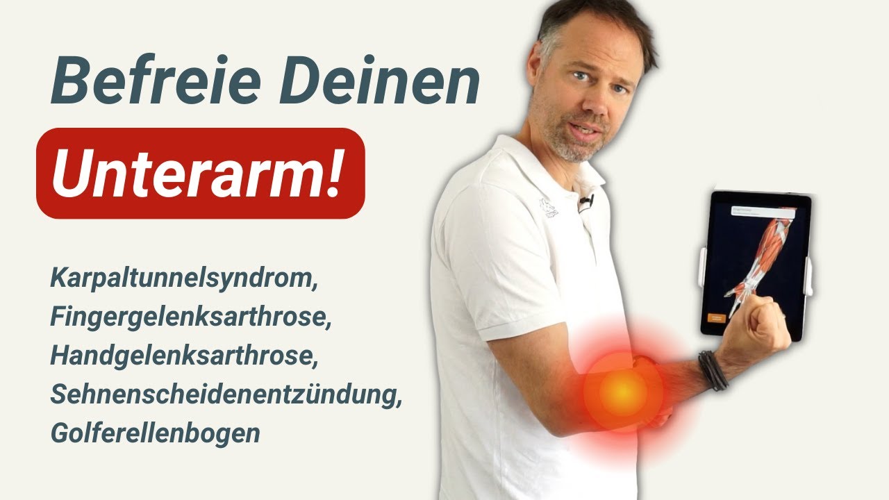 5 Unterarm Beschwerden in 2 Minuten mit dieser ÜBUNG ursächlich beseitigen ➡️