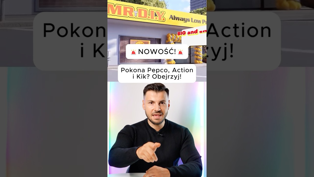 Nowa sieć sklep&oacute;w MR D.I.Y wchodzi do Polski! #mrdiy #polska #sklep