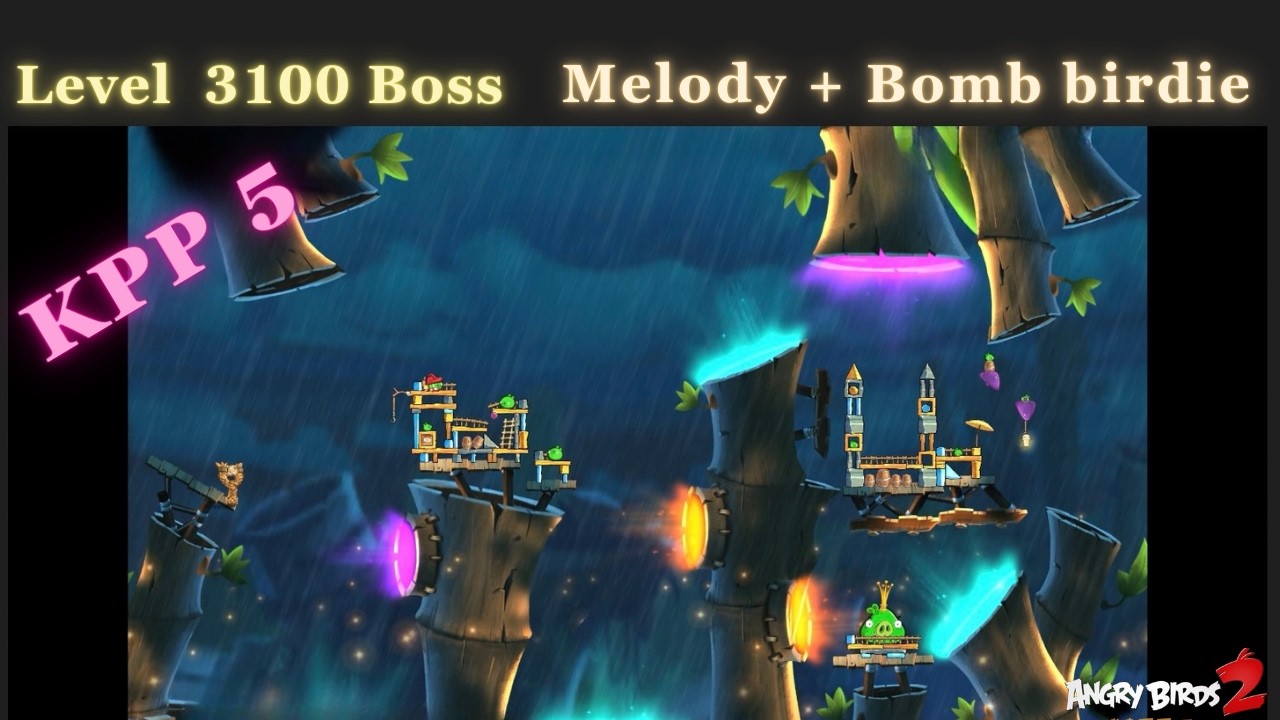 Angry Birds 2 Ab2 King Pig Panic 5 Boss 3100 Melody + Bomb birdie 3/9/26 #ab2