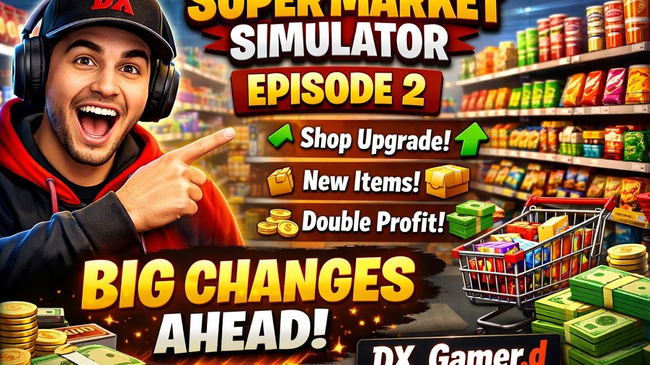 Upgrade the shop|| super market simulator|| #2 #gaming 
