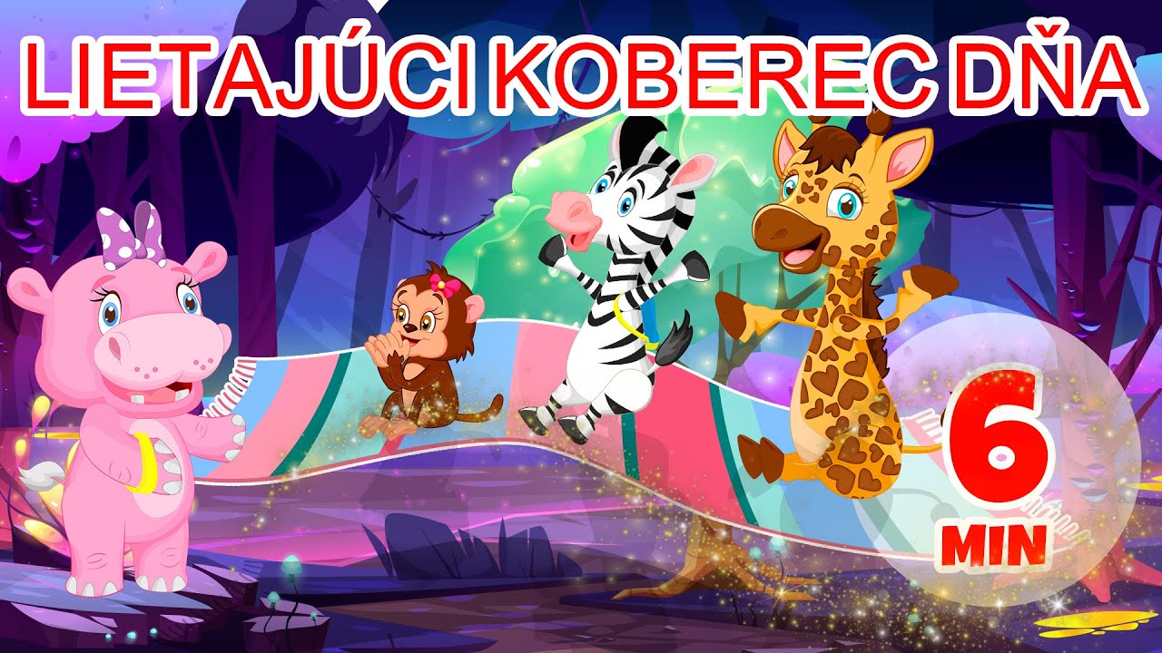 Lietajúci koberec dňa - 6 min Giramille | Detské riekanky a pesničky