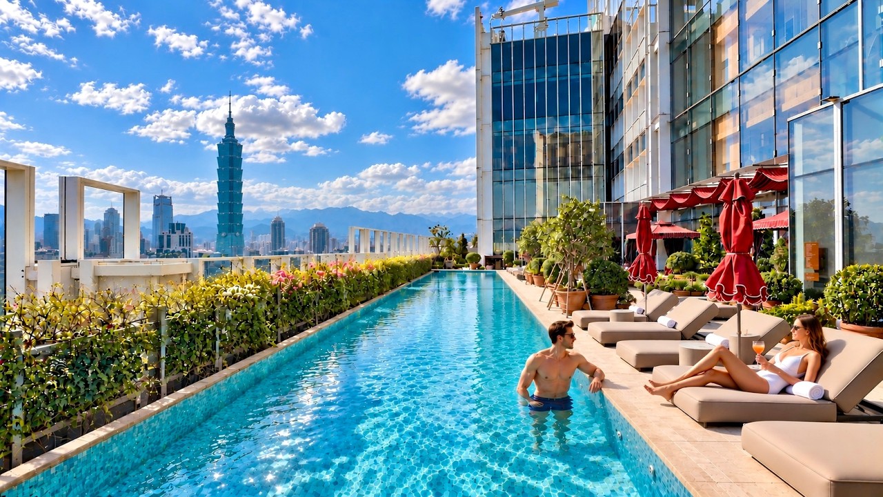 Capella Taipei | Najbardziej luksusowy hotel na Tajwanie (pełna wycieczka w jakości 4K)