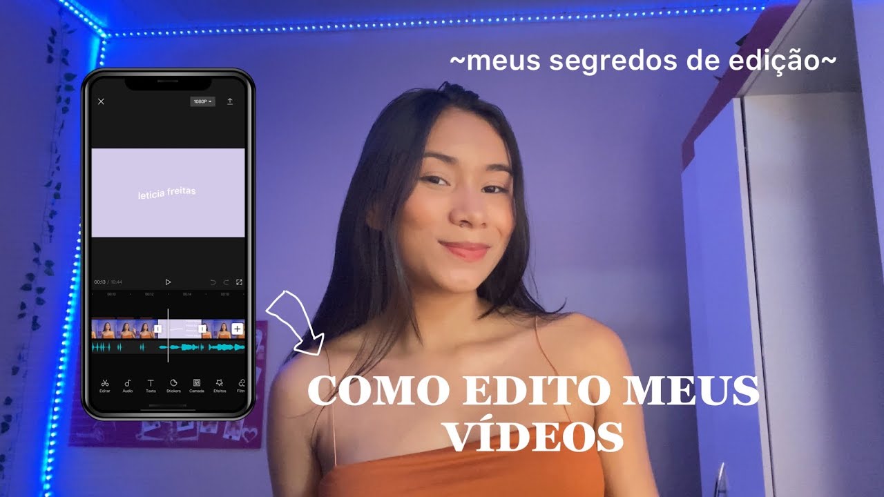 COMO EDITO MEUS VÍDEOS PELO CELULAR 📲| apps + edição aesthetic