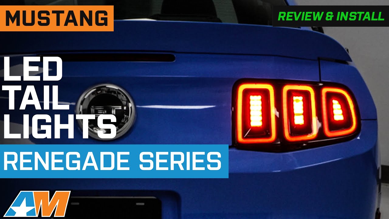 2010-2012 Mustang Renegade Series Sequential LED Tail Lights Review & Install