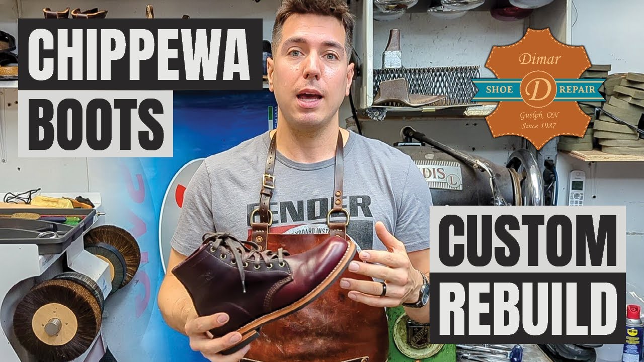 Chippewa Boots Repair | Custom Rebuild by Dimar Shoe Repair