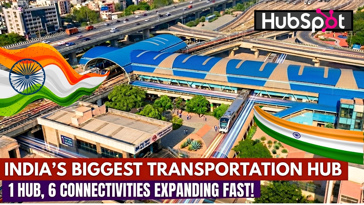 😱 India's Biggest Transportation Hub is Expanding! RRTS, Metro, Rail & Expressway Together 🇮🇳