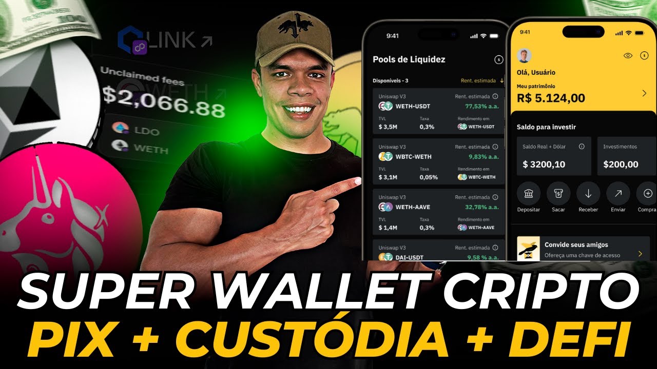 MELHOR WALLET CRIPTO PARA CELULAR? Review Chainless (Pix + Autocustódia + DeFi)