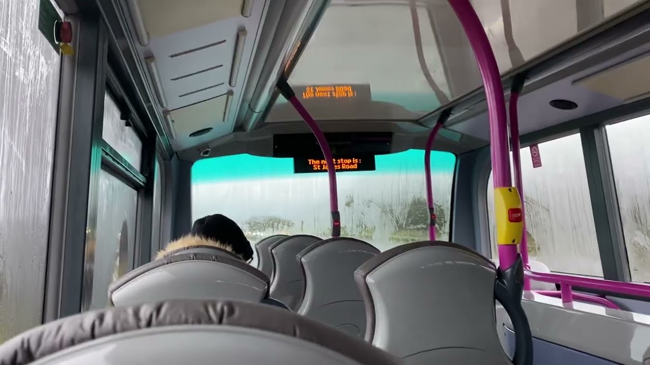 Onboard First Glasgow 33442 SN66 WGU Service X85 From Kirkintilloch to Buchanan