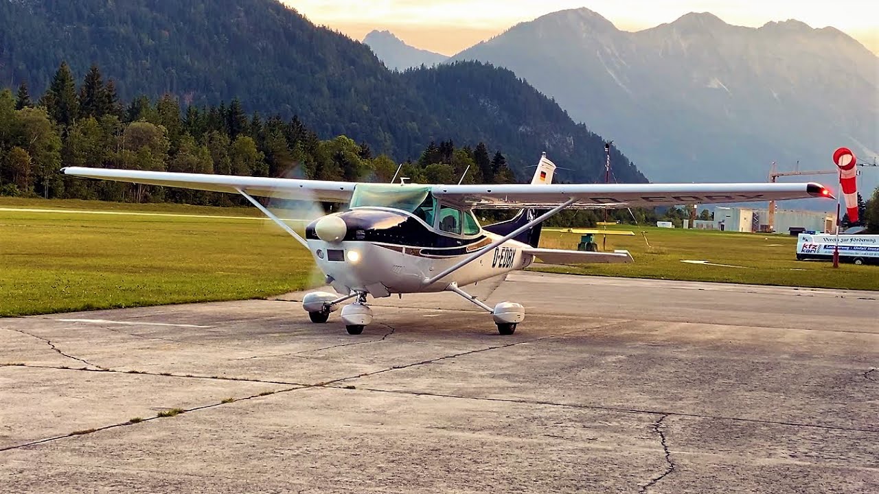 Sunset Rundflug &uuml;nern Plansee mit der Cessna
