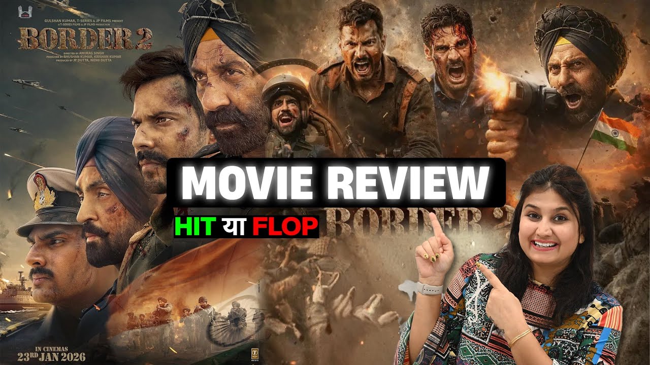 Border 2 Movie Review in USA || Sandese Aate Hai Song #border2 