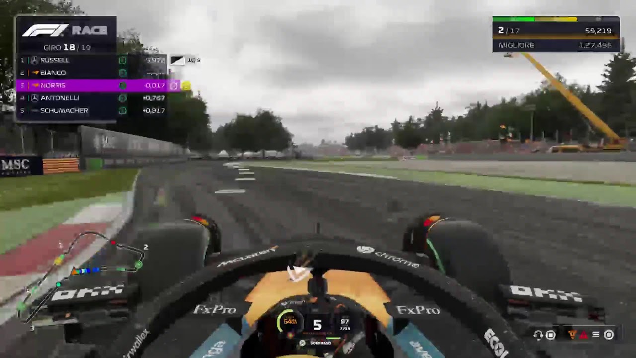 F1 25 - Carriera Pilota S2 G16 RACE - ITALIAN Grand Prix 35% - AI 100