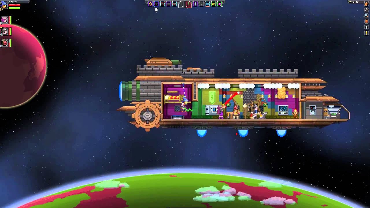 Starbound mythos server, with rashmelon and Liam