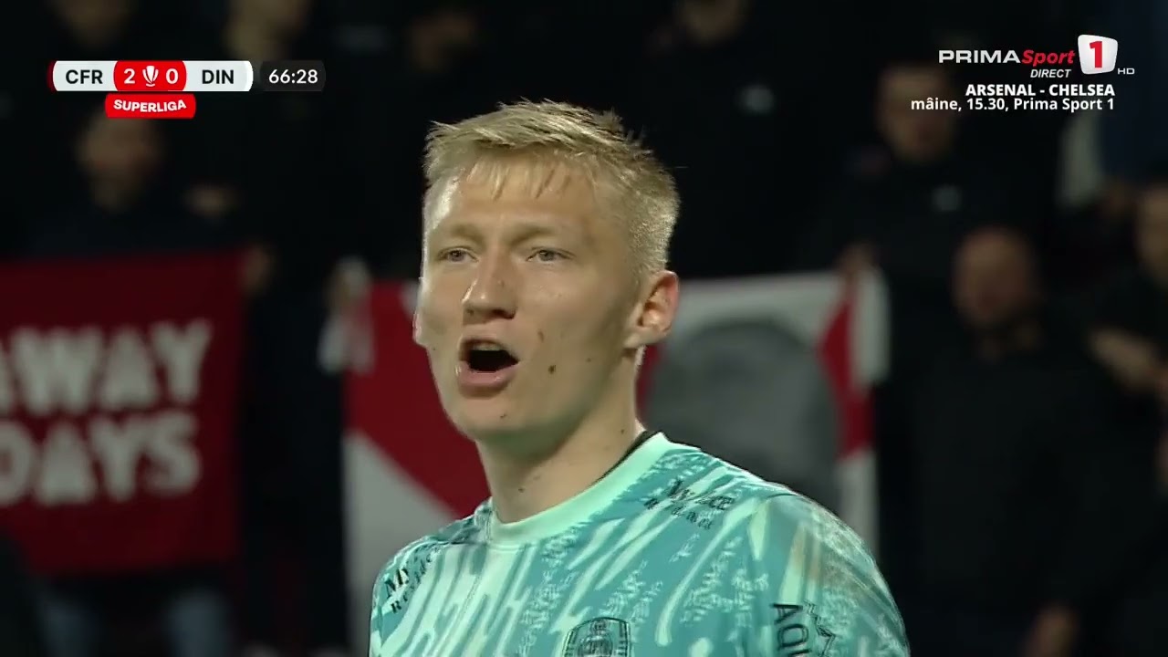 REZUMAT: CFR Cluj - Dinamo 3-1. Victorie fără mari emoţii şi locul 1 pentru CFR