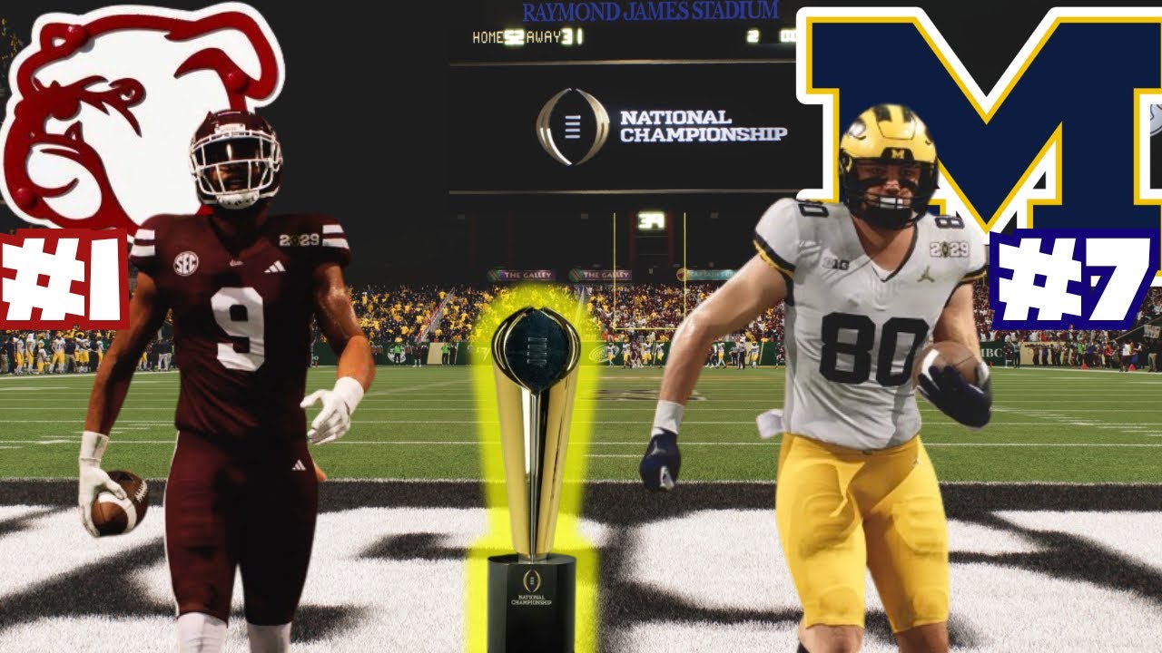 CFB 26 DYNASTY 🐶 #1 NATIONAL CHAMPIONSHIP VS #7 MICHIGAN‼️