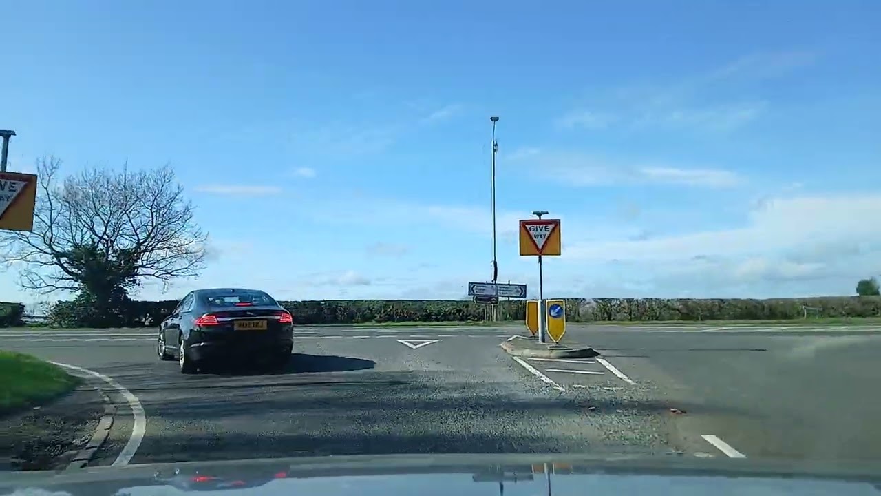 Dashcam tropical birdland desford to burbage video 1 road works on  ashby road march 15th 2026