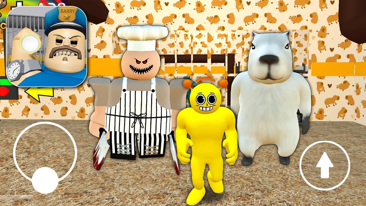Obby Escape from Barry - Prison Escape New Update - Gameplay Walkthrough Part 10 (Android, iOS)