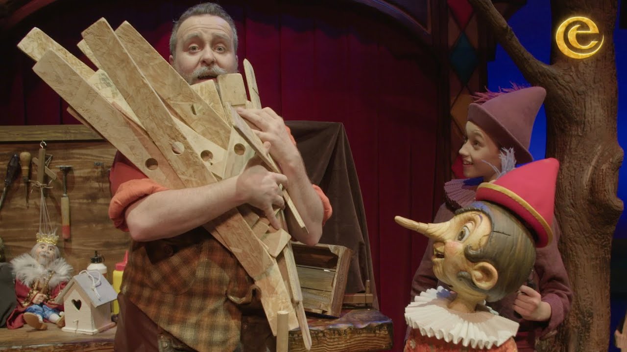 Bouw je eigen houten kerstboom met Pinokkio en Geppetto - Efteling