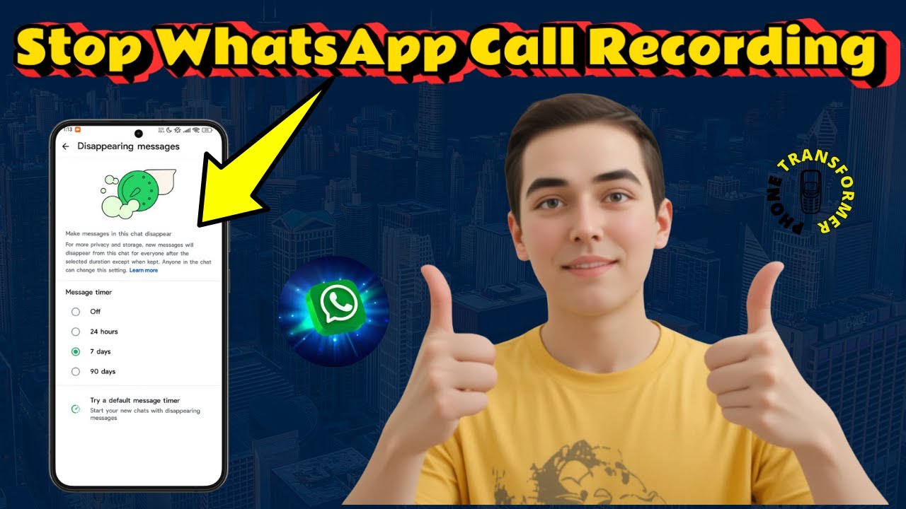 Как отключить запись звонков WhatsApp на Android | Руководство по конфиденциальности