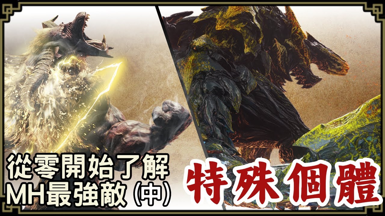 魔物獵人回憶錄 - 特殊個體魔物專題(中集)，危險度滿級的魔物們
