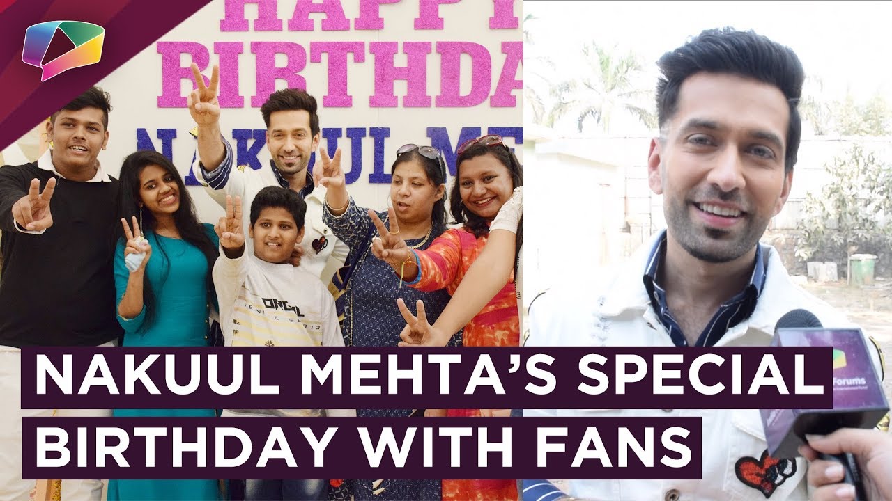 Nakuul Mehta’s Special Birthday Celebration & Fan Meet | Exclusive