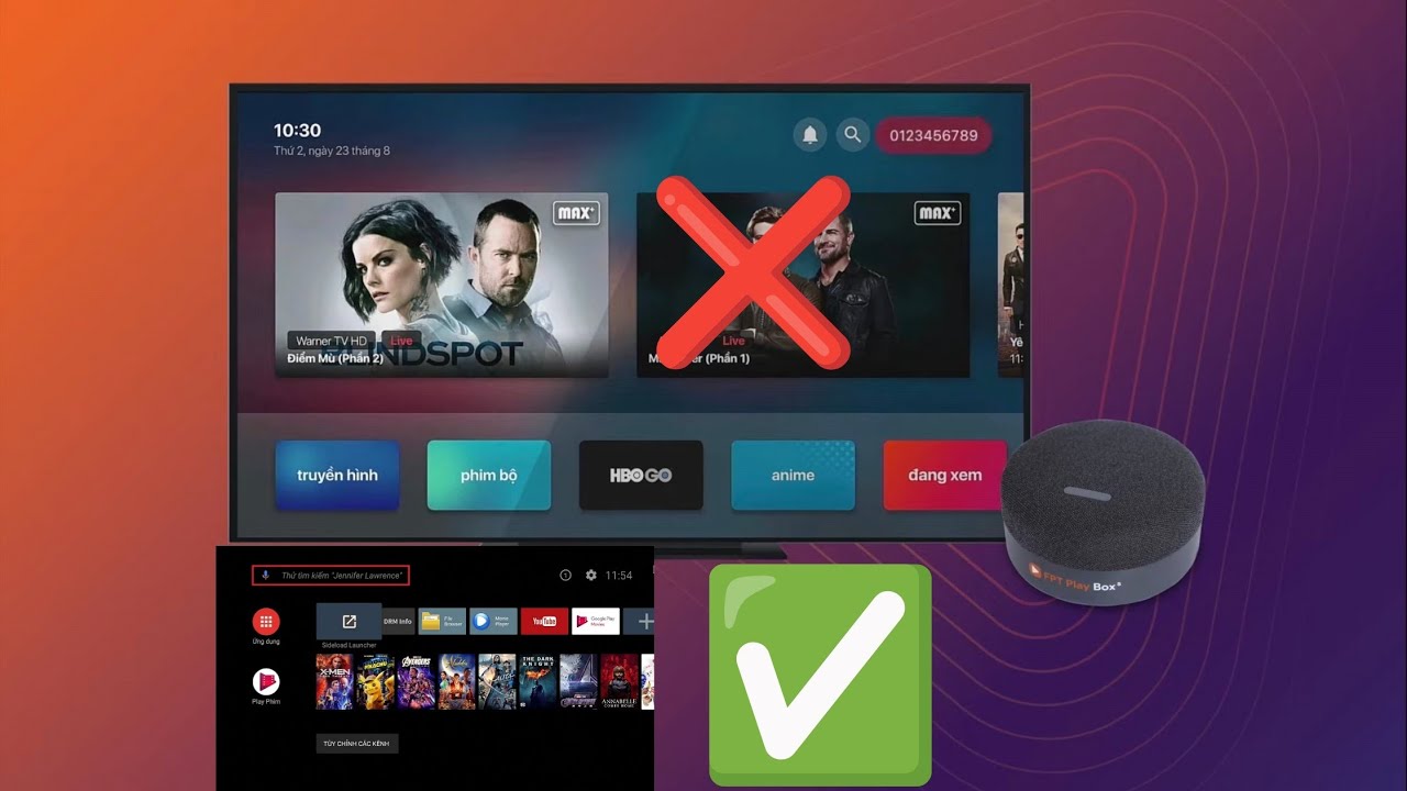 Up lại ROM Android TV (ATV) cho FPT Play Box S 