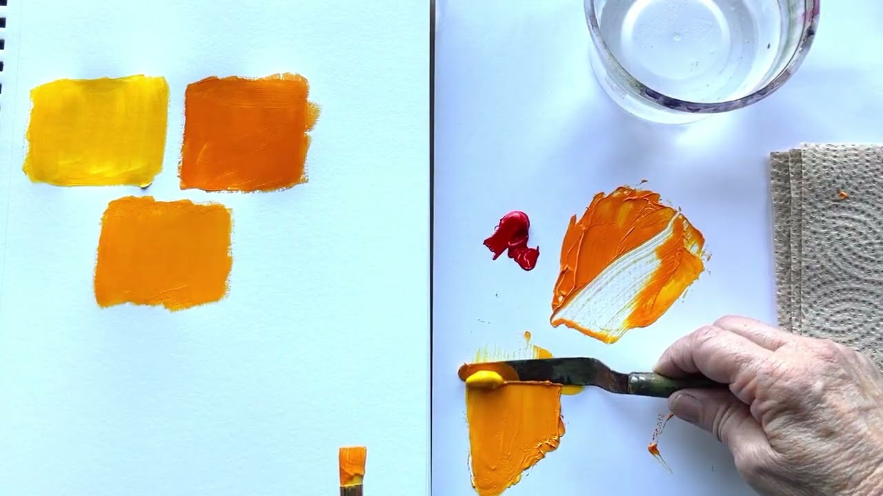 Color Mixing: Orange