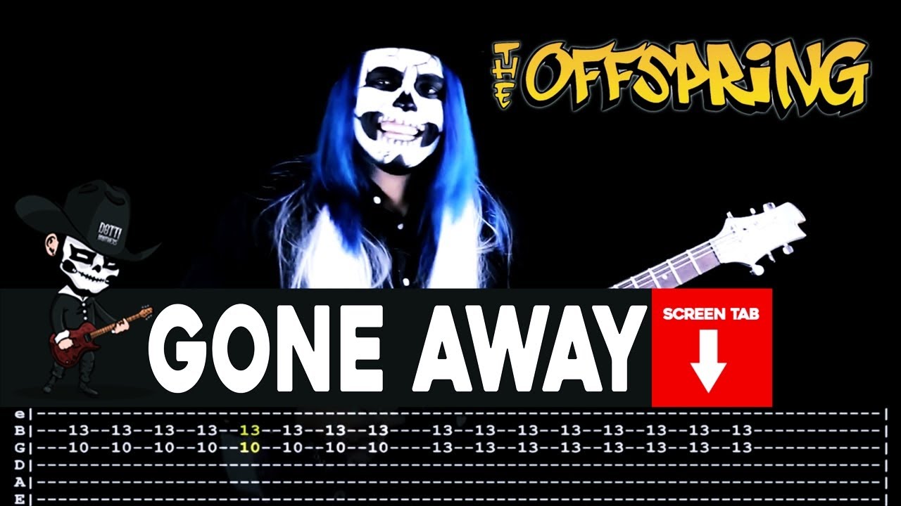 【THE OFFSPRING】[ Gone Away ] cover by Masuka | LESSON | GUITAR TAB