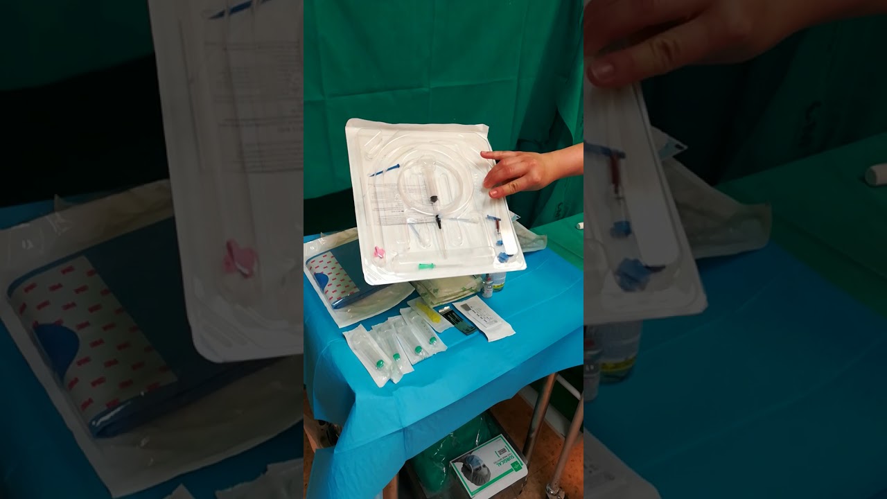 Preparación Via venosa central