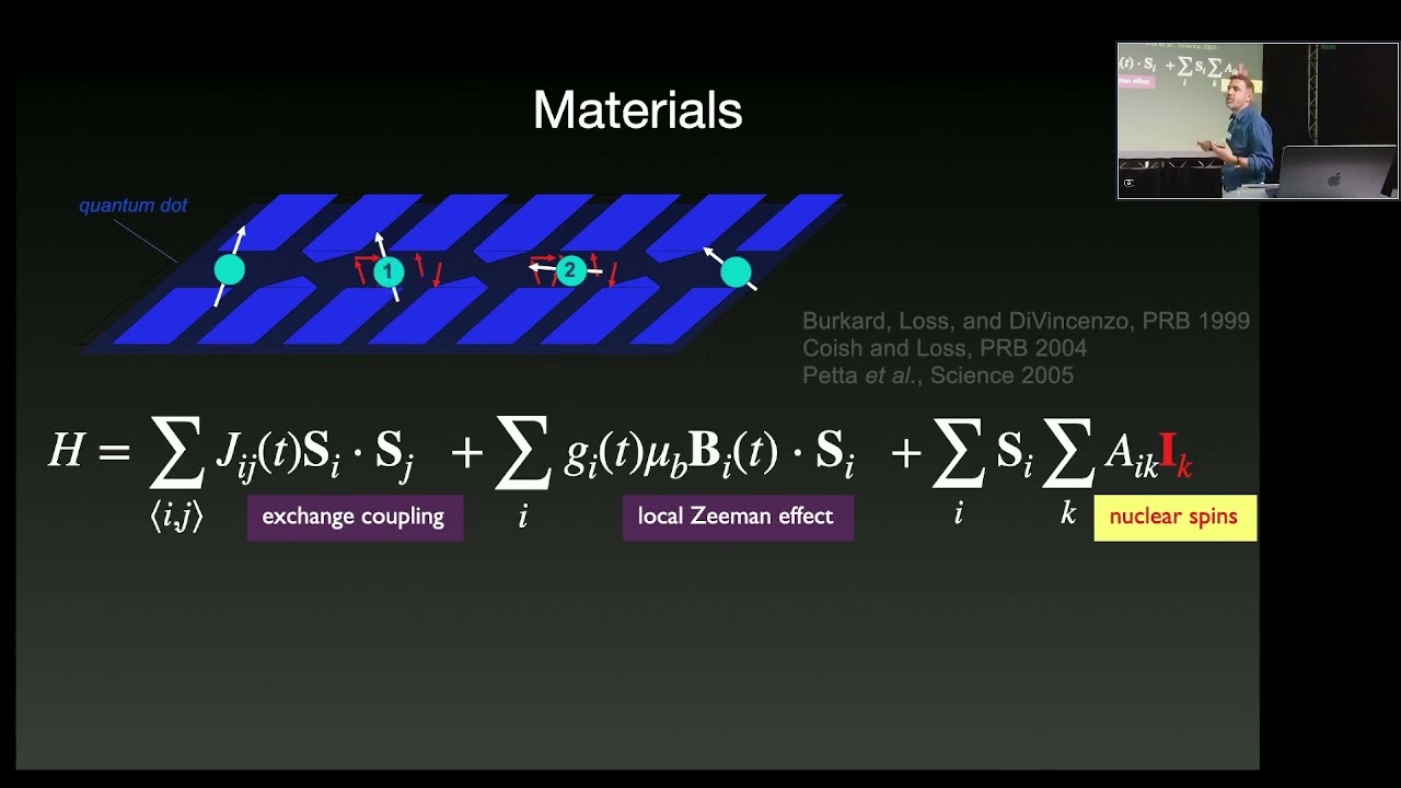 Guido Burkard | Towards high-fidelity quantum computing with spins in semiconductors
