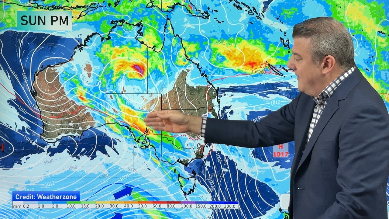 Oz: Southern rain chances lift from this weekend
