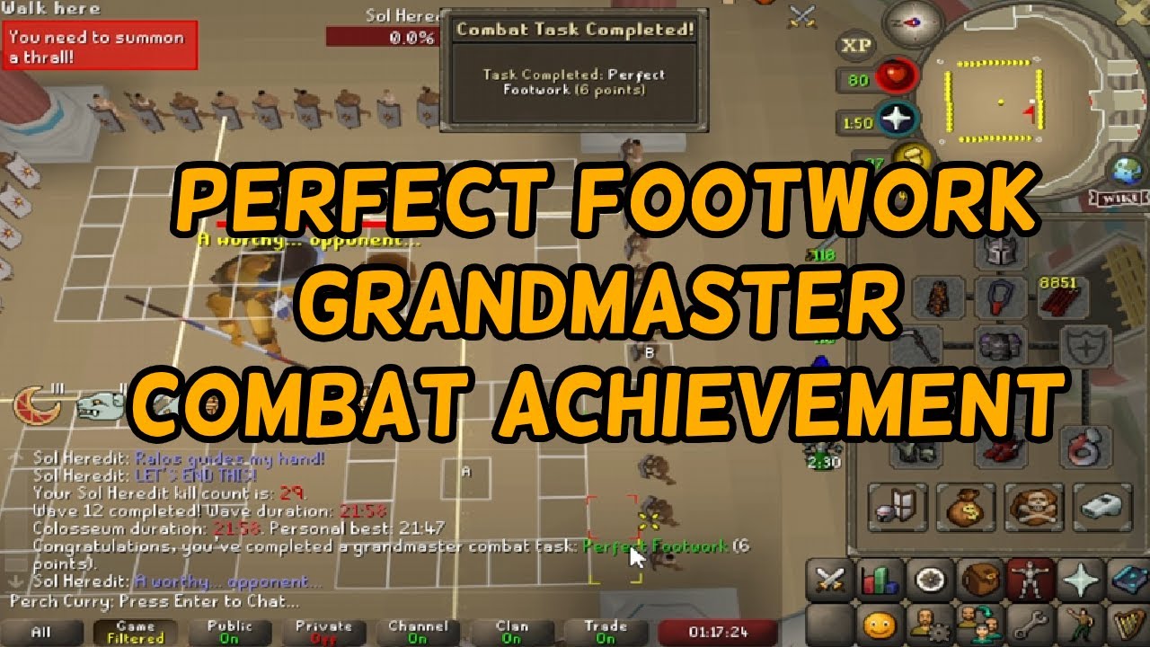 Perfect Sol Heredit - Grandmaster Combat Achievement - Fortis Colosseum Final Boss - OSRS