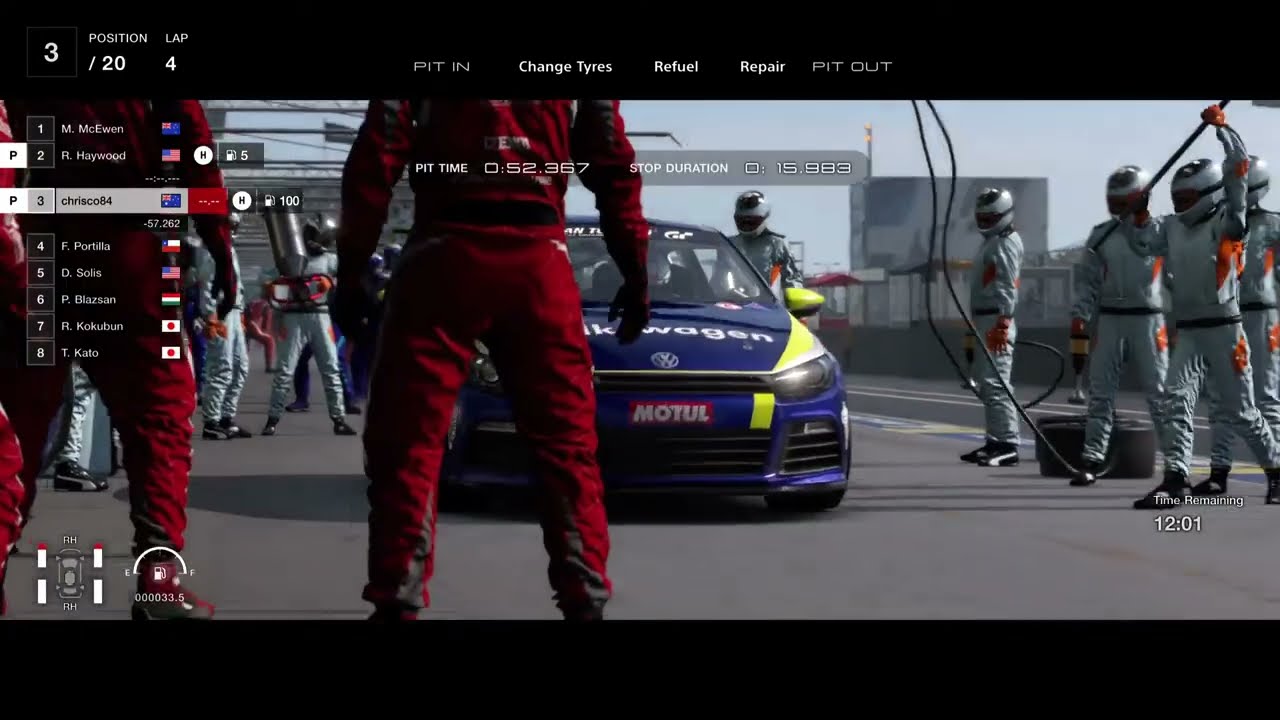 GT7 PS5 - WTC 700 - Sarthe - Le Mans - Volkswagen Scirocco Gr.4 - Tuning inc.