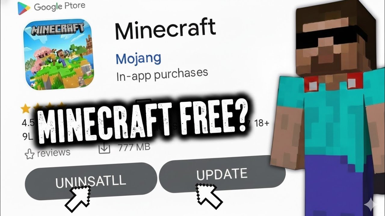 I Played Minecraft Mobile WITHOUT Spending ₹1 😱🔥