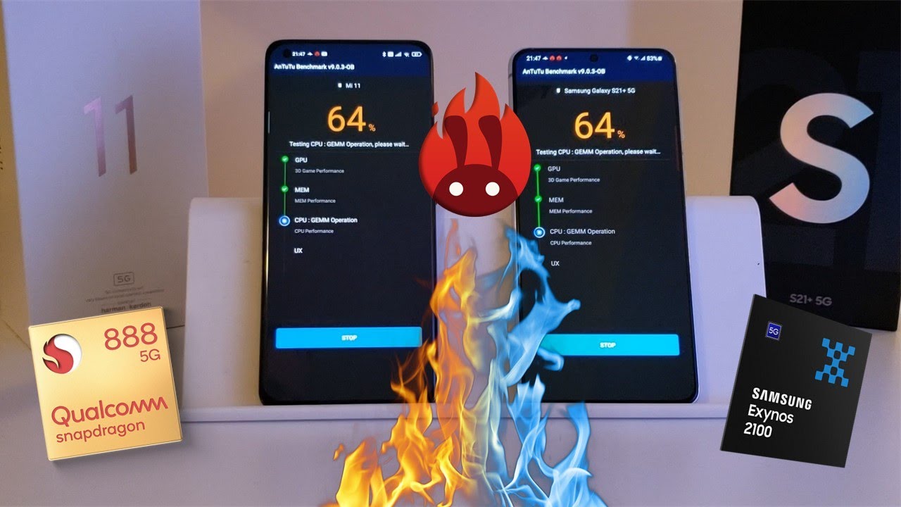 Xiaomi Mi 11 Snapdragon 888 vs Samsung S21 Plus Exynos 2100 Sustained Performance Test & Explainer!