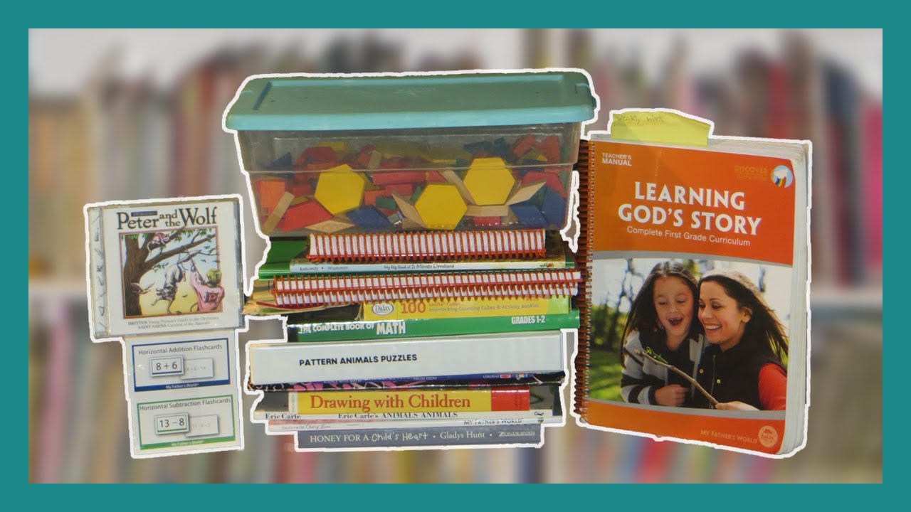1st Grade Homeschool Curriculum Choices 2019/2020 | My Father's World | Learning God's Story