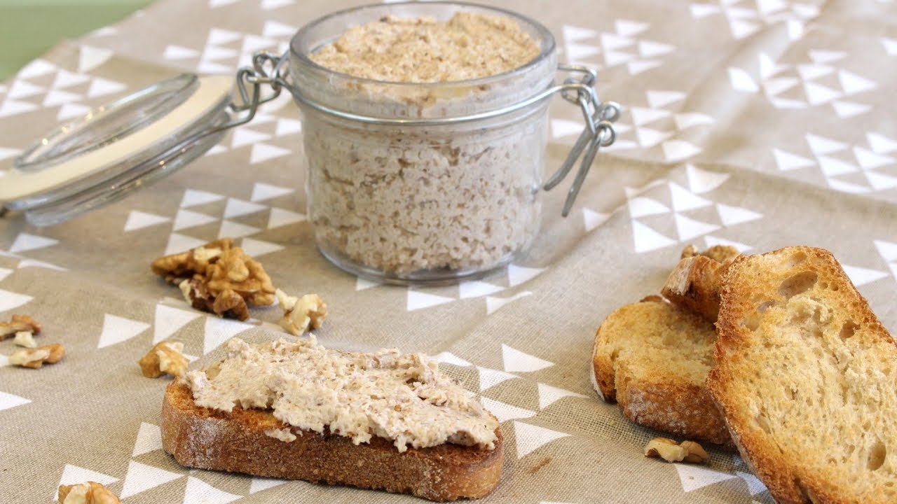 Paté de champiñones y nueces con Thermomix