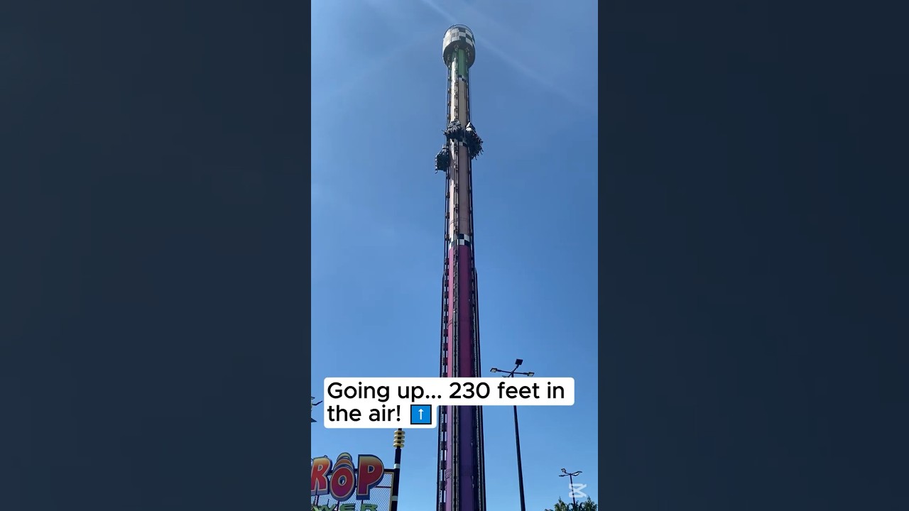 🔥 Canada's Wonderland Drop Tower &ndash; 230ft Freefall! 😱 | Extreme Thrill Ride 🚀