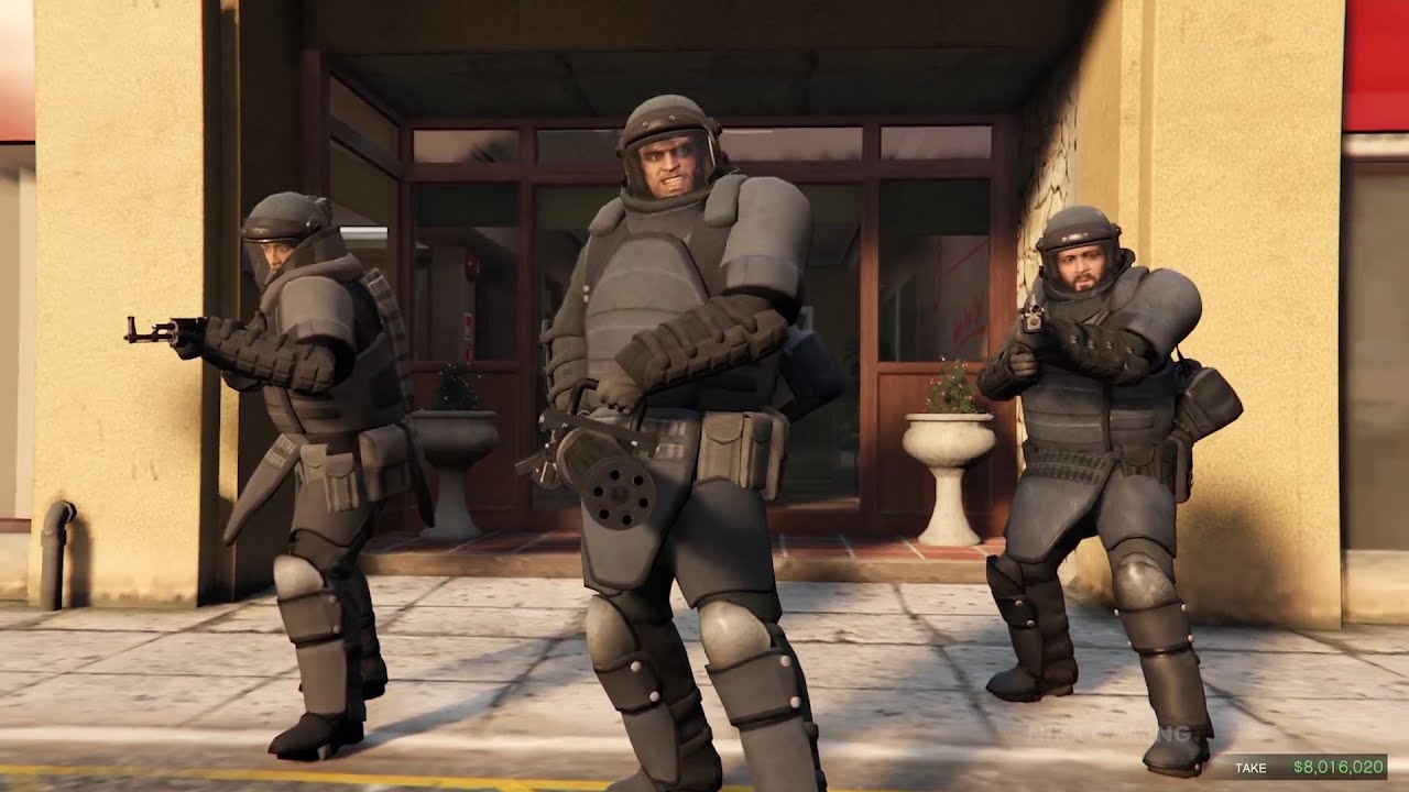 GTA 5 Juggernaut Suit Bank heist Mission The Paleto Score GTA V Gameplay #gta5 #gaming