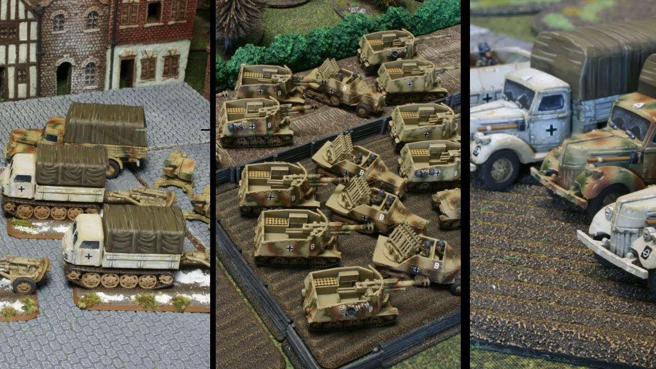 Painting 3D Printed 15mm WWII Vehicles
