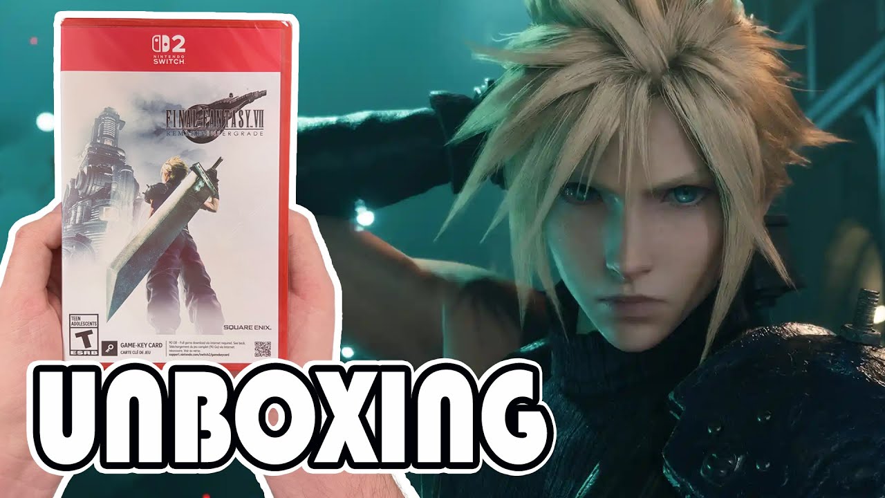 Final Fantasy VII Remake Intergrade (Switch 2) Unboxing