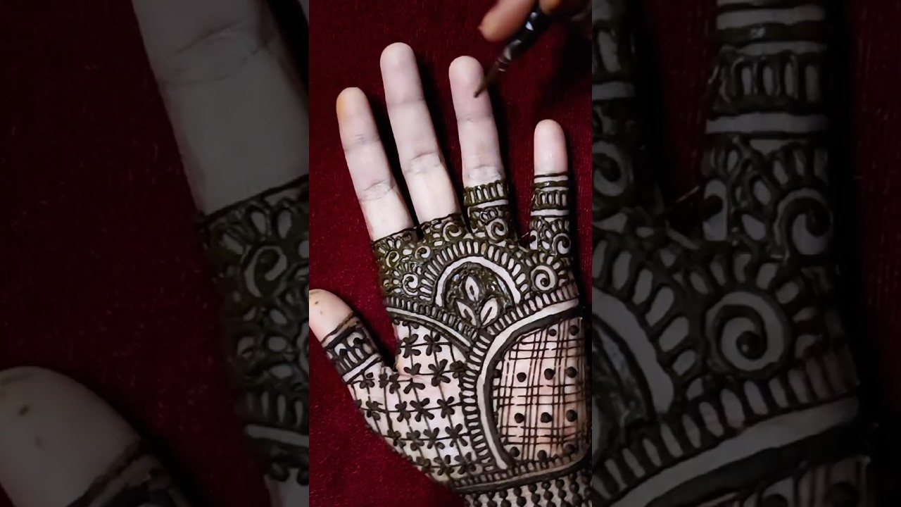 full hand mehndi design 