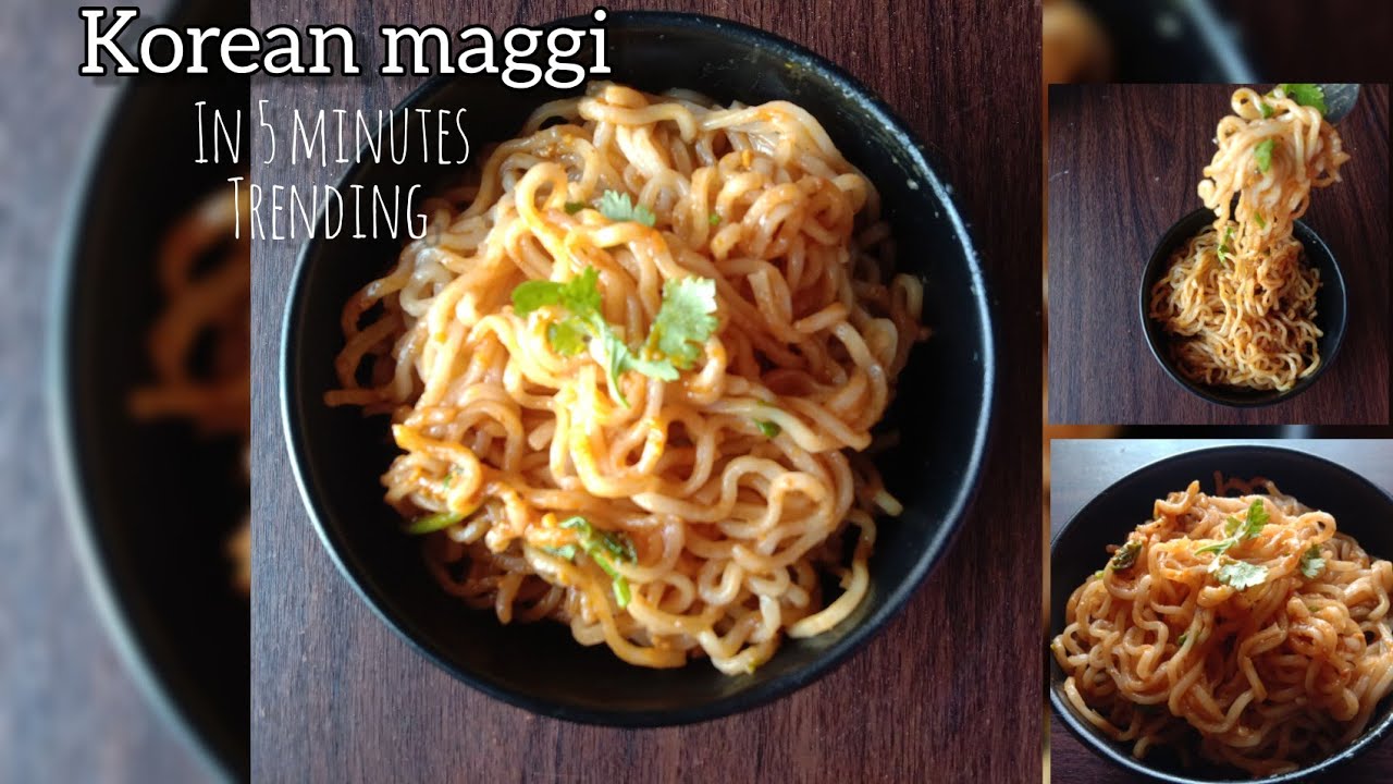 5 minutes korean maggi # viral korean maggie#new maggi recipe#Treading korean noodles#myhomekitchen