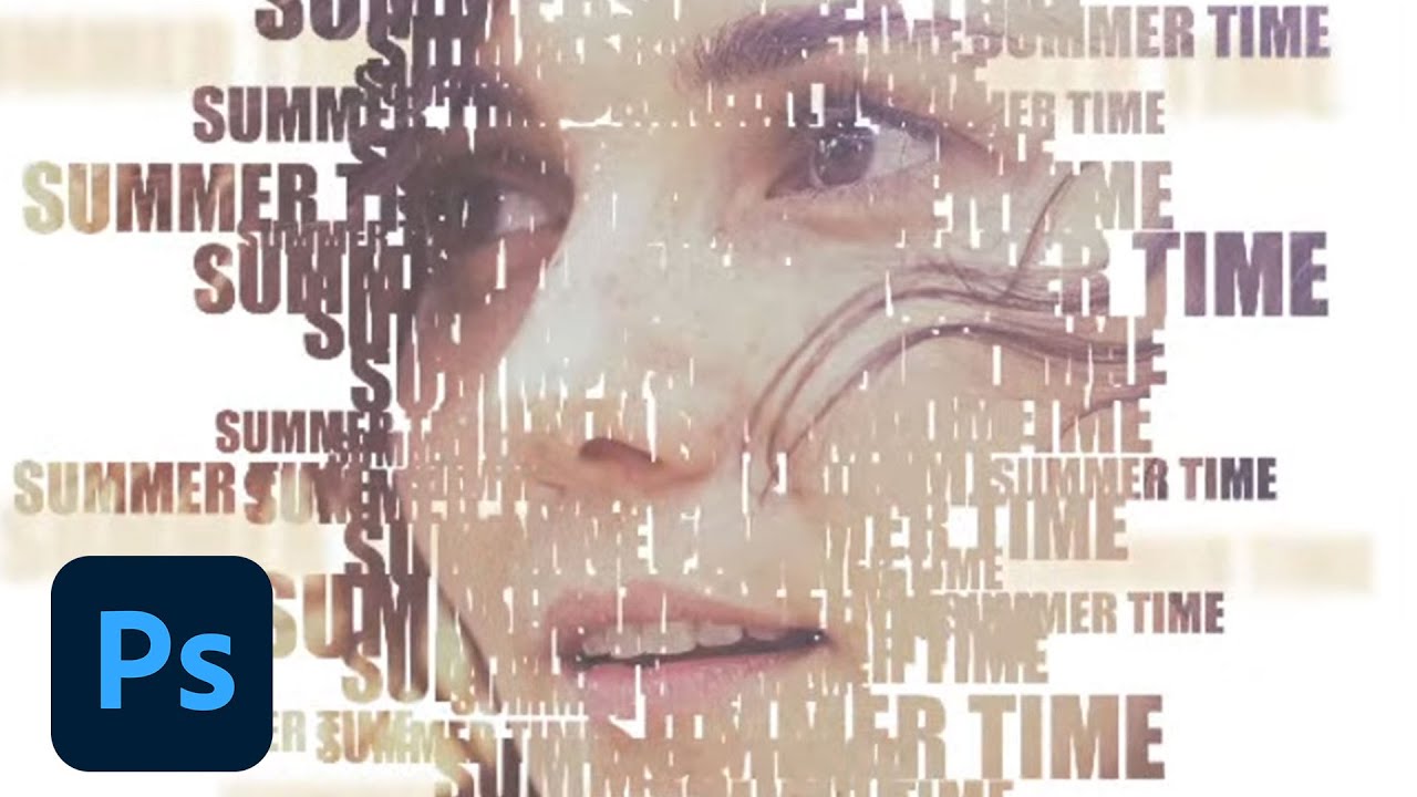 Text Portrait | Photoshop Typography Challenge | Adobe Creative Cloud